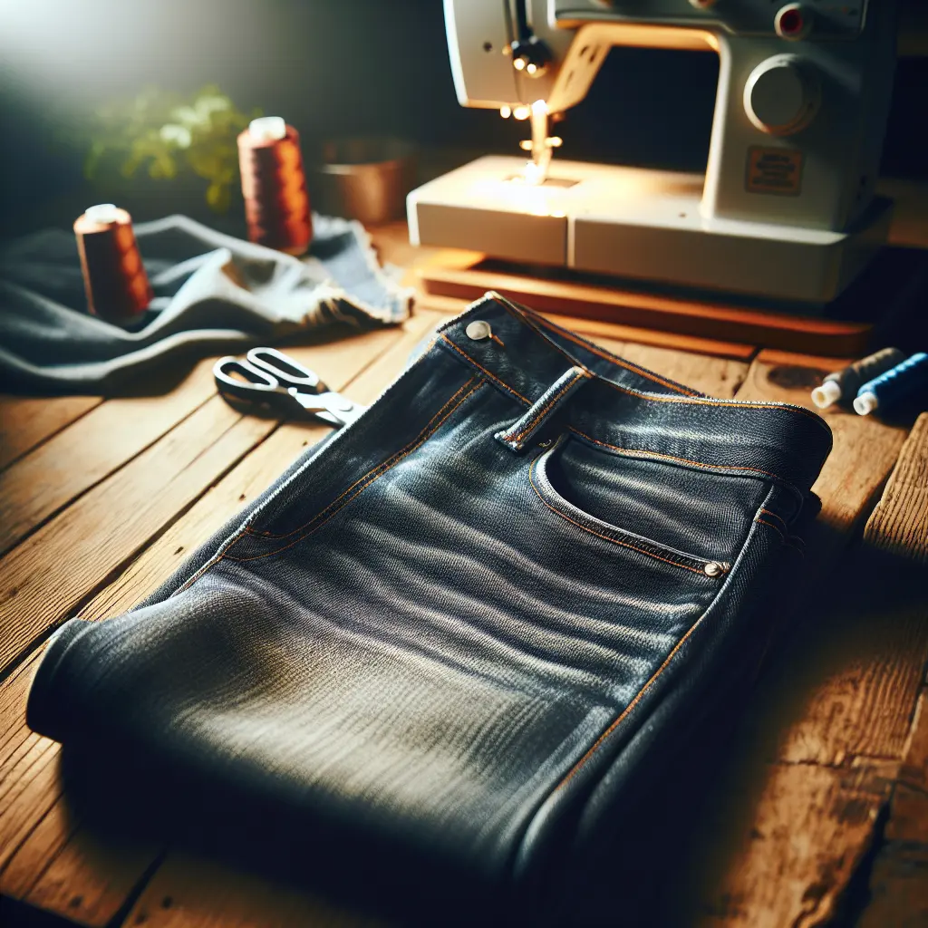 Sådan lægger du jeans op med den originale søm