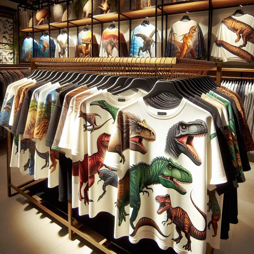 Dinosaur T-shirts - 50 på lager